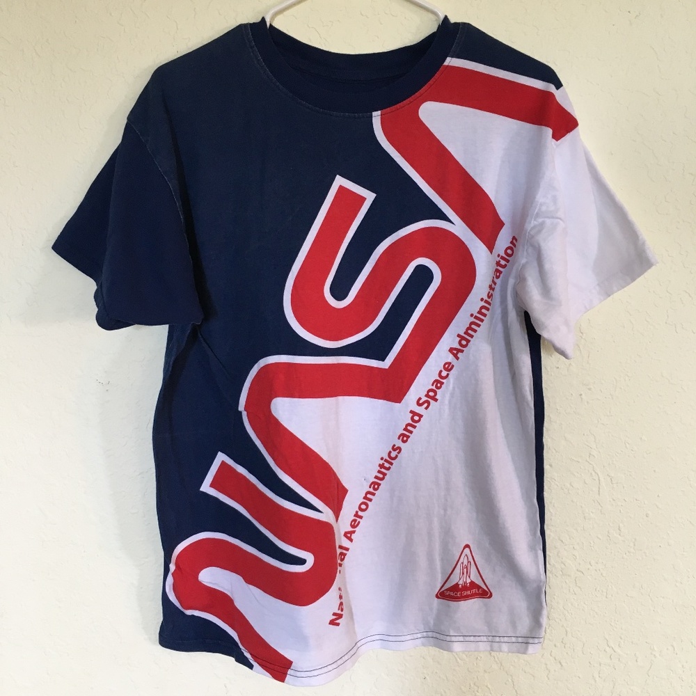 NASA men's graphic cotton T-shirt. Size M.